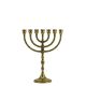 CANDELABRO 7 FIAMME OTTONE LUCIDO